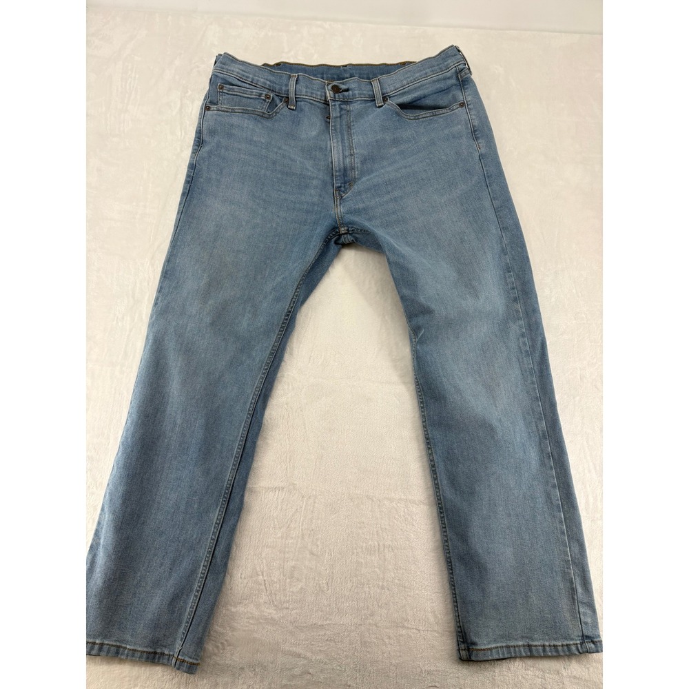 Levi's 506 Jeans Men's 38x30 Straight‎ Fit Blue Light Wash Denim